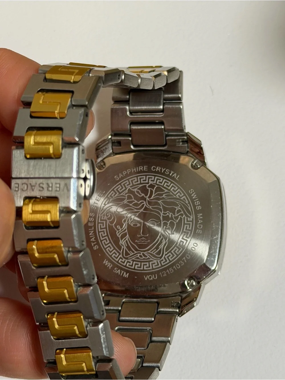 AUTHENTIC!! VERSACE DYLOS watch unisex stainless steel with original Box